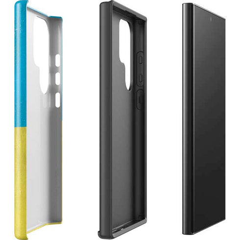 Ukraine Flag Distressed Galaxy S25 Ultra Impact Case